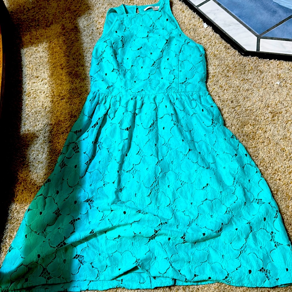 Teal dress